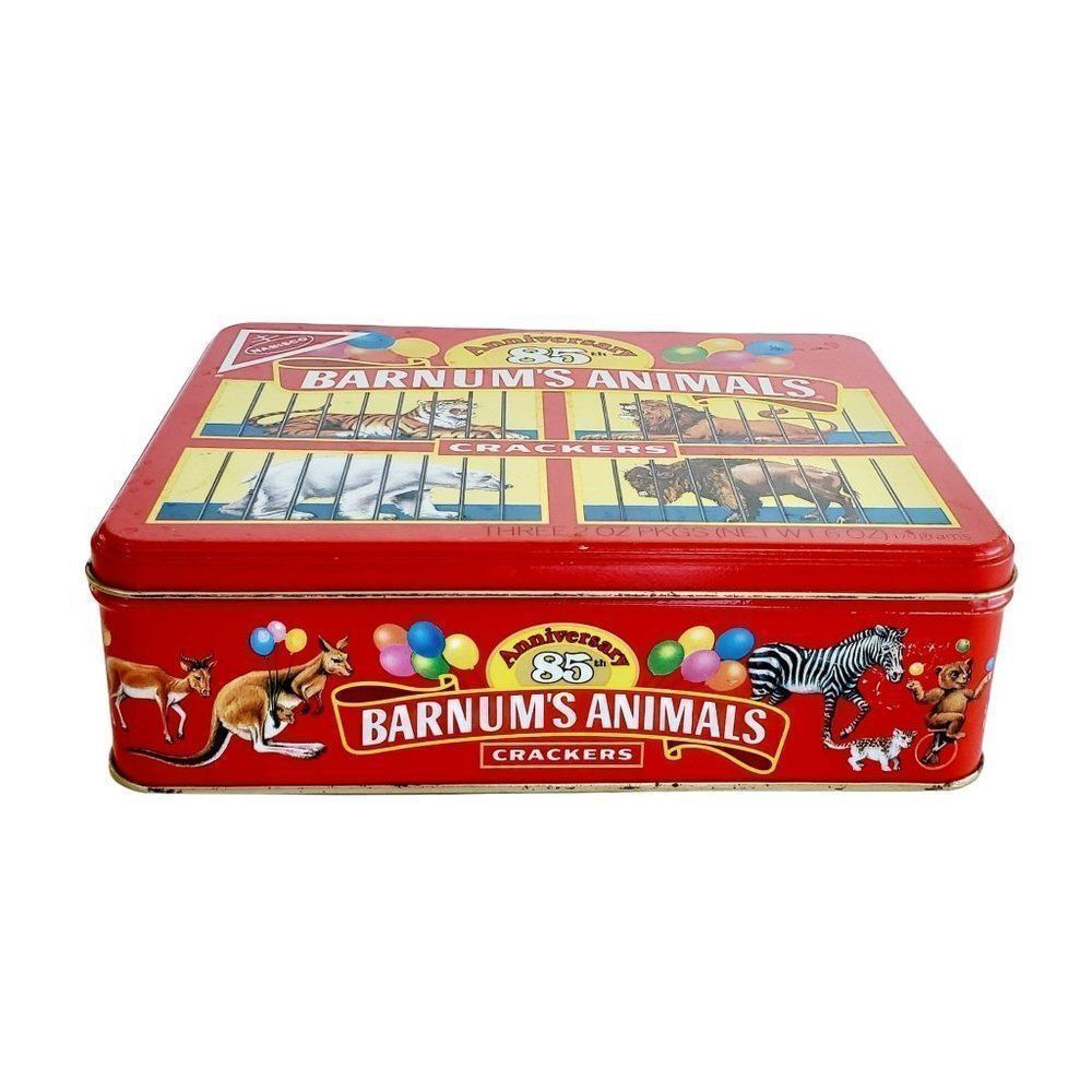 1987 Nabisco 85th Anniversary Barnum's Animal Crackers Tin Box - Picture 6 of 11